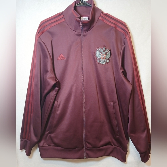 Adidas  Long Sleeve Full Zip Liverpool Sweatshirt Size XL - Picture 1 of 7
